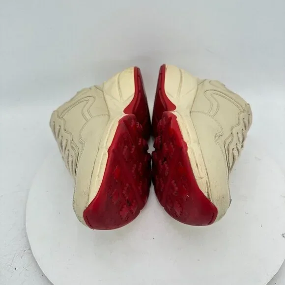 Gucci x Doraemon Rhyton Women Size EU 37 US 7 White Beige Leather Shoes - Picture 7 of 11